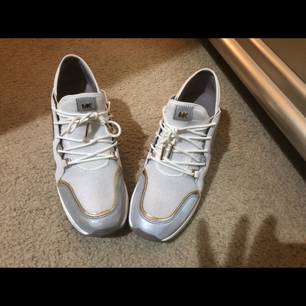 Michael Kors Scout Trainer - Optic Grey - Sz 10